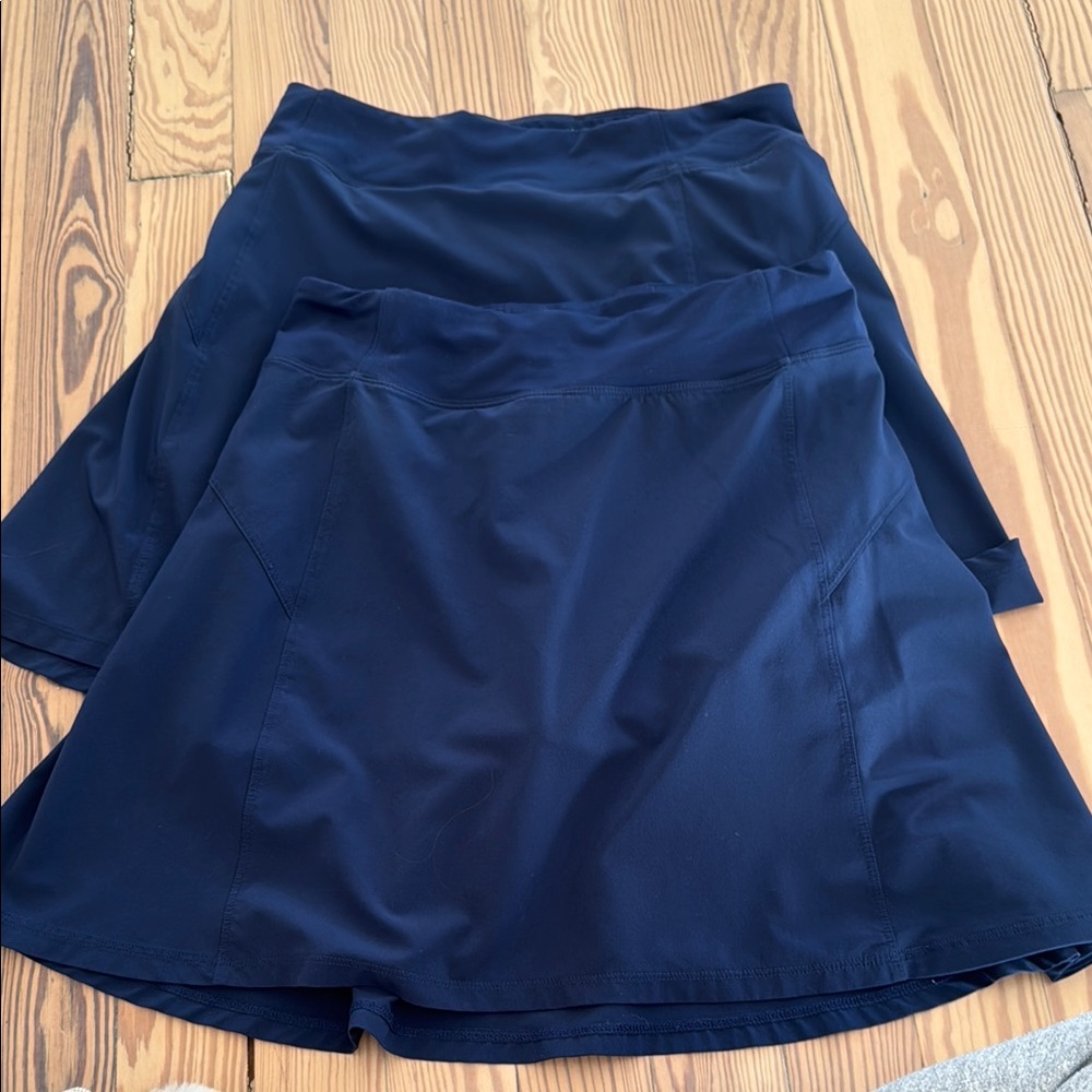 Athleta Navy Blue Girl Uniform Skirt